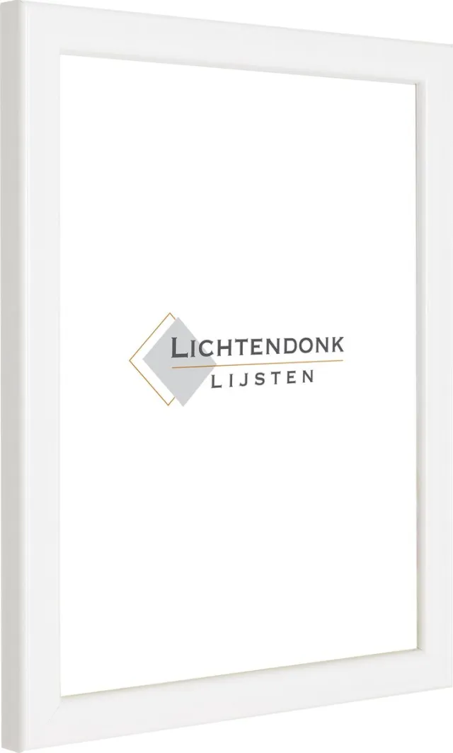 Lichtendonk Fotolijst - Fotokader - Wit - Hoogglans profiel - Fotomaat 50x50 - Ontspiegeld ACRYLITE - Art.nr. 10204950503