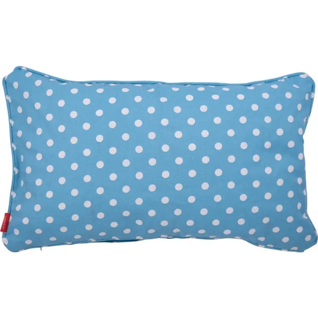 Linen & More Kussen Meggie Milky | 30 X 50 | Sierkussen Voor Woonkamer Of Slaapkamer Blauw
