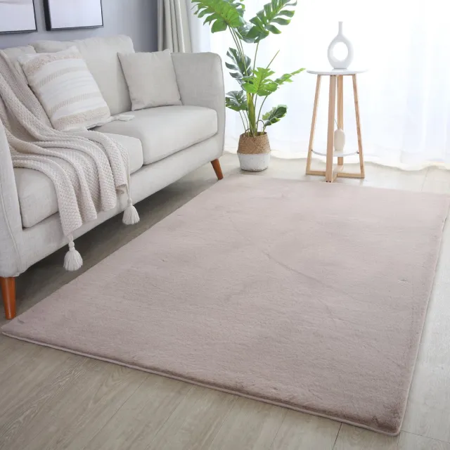 Ayyildiz Vloerkleed Fluffy Super Zacht Beige 60 x 110 cm