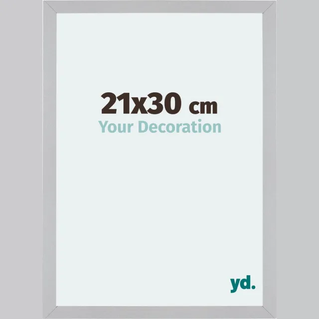 yd. Your Decoration - Fotolijst 21x30 cm - MDF - Zilver Mat - Mura