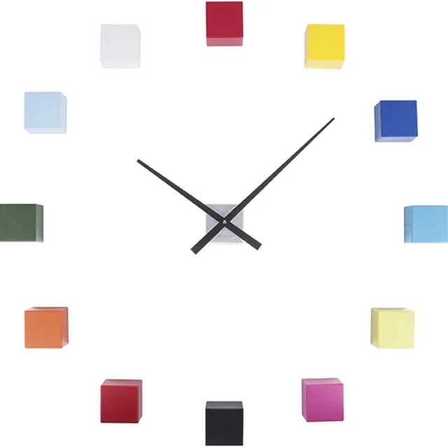 Karlsson Wandklok DIY Cubic - Multicolor - Ø24,5cm - Scandinavisch
