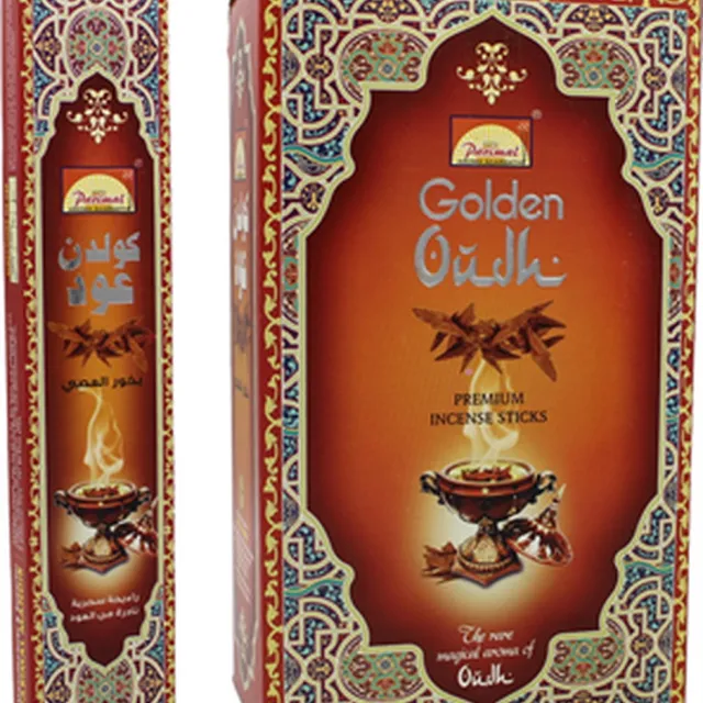 Green Tree Candle Parimal Golden Oudh Incense 15 gr 12 pakjes Multicolor