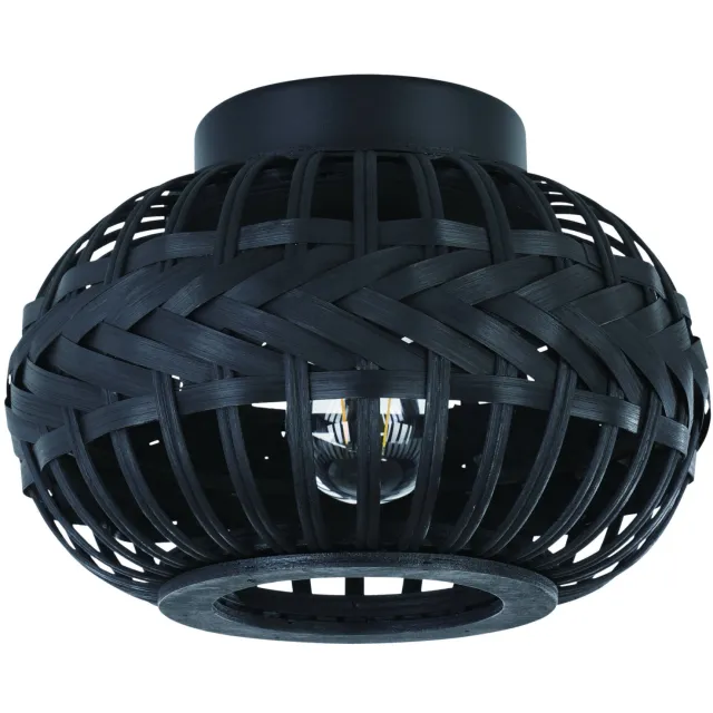 Eglo Plafondlamp Towcester Zwart ⌀25cm, foto 2