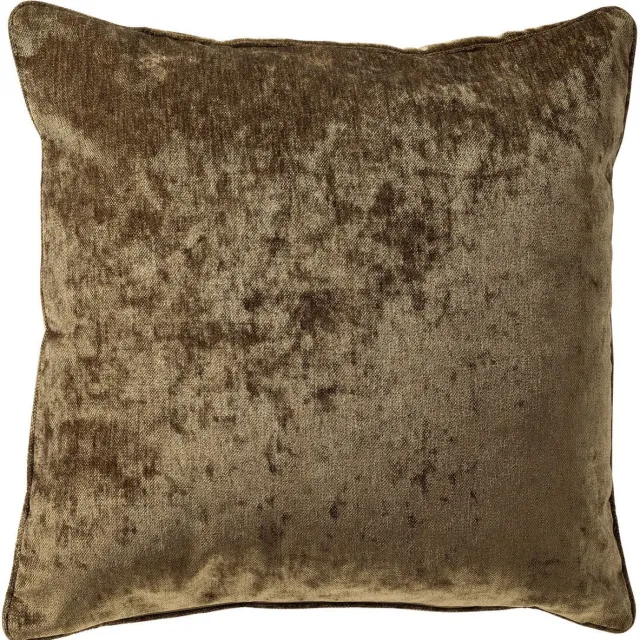 Dutch Decor LEWY - sierkussen 60x60 cm - glansvelours - groot formaat - Military Olive - groen - Inclusief binnenkussen - Luxe kussens voor woonkamer & bank Olijfgroen
