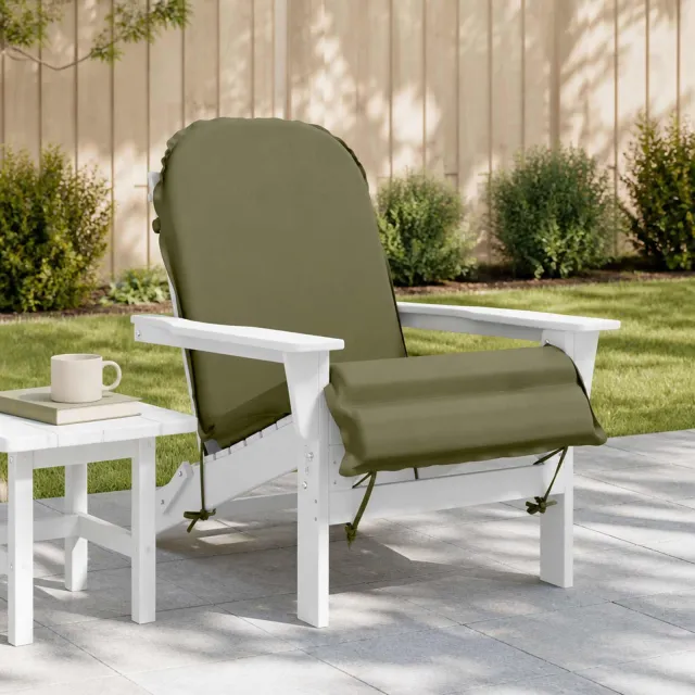 vidaXL Adirondack stoelkussen GEMERT 100% Polyester Olijfgroen