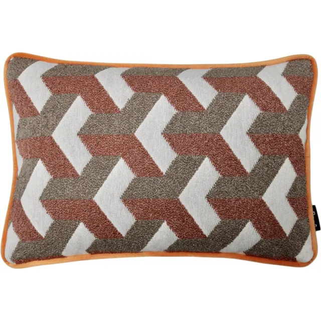 Raaf sierkussen-hoes Block zalm 35x50cm Oranje