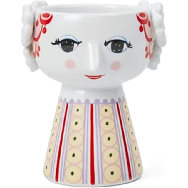 Bjørn Wiinblad Bjorn Wiinblad Eva kandelaar H9.5cm D8cm lavender meerkleurig