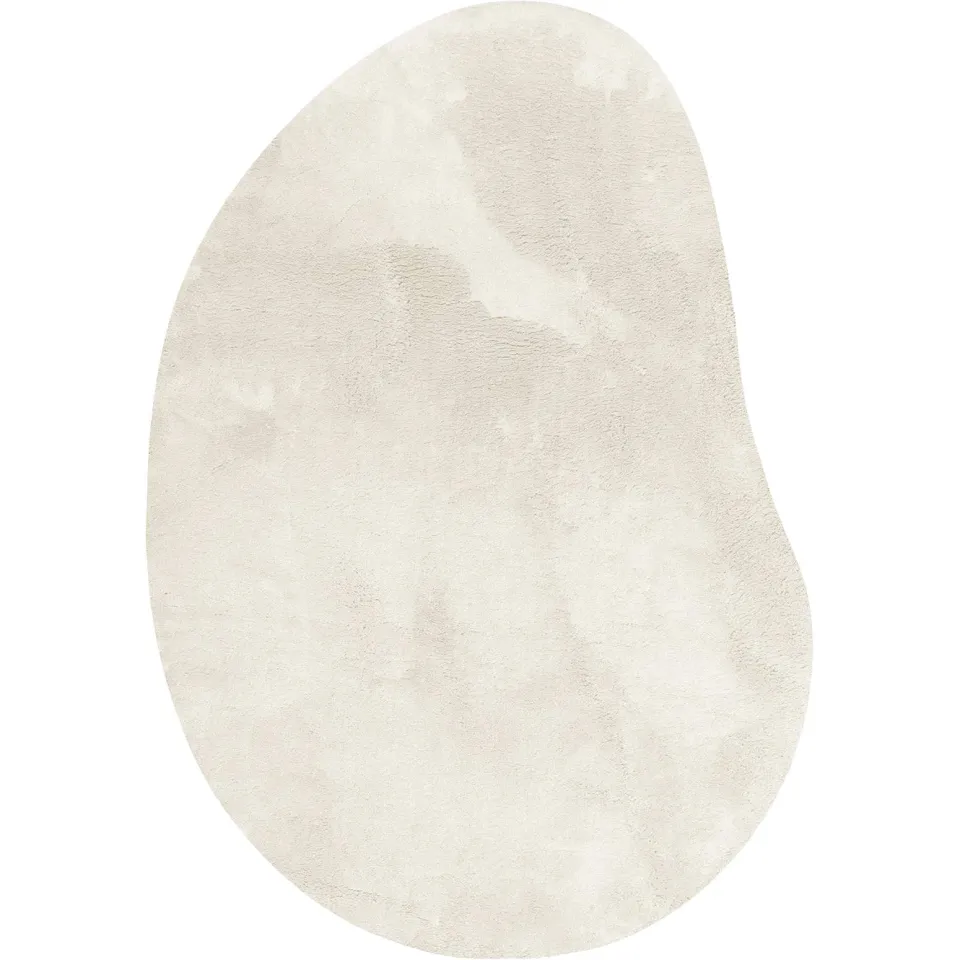 vidaXL Tapijt HUARTE Crèmekleurig 80 x 150 cm Polyester