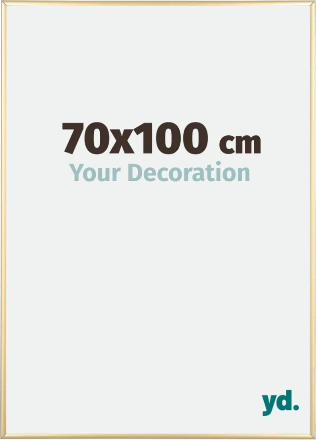 yd. Your Decoration - Fotolijst 70x100 cm - Aluminium - Goud - Kent