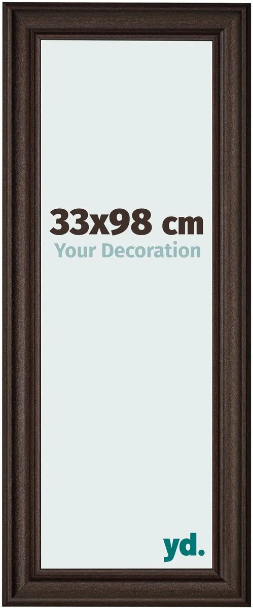 yd. Your Decoration - Fotolijst 33x98 cm - MDF - Eiken Donker - Lazio