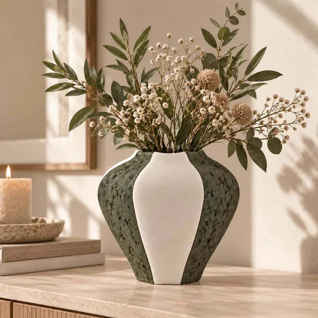 Milton & Oldbrook Vaas H20 cm Yalta Groen