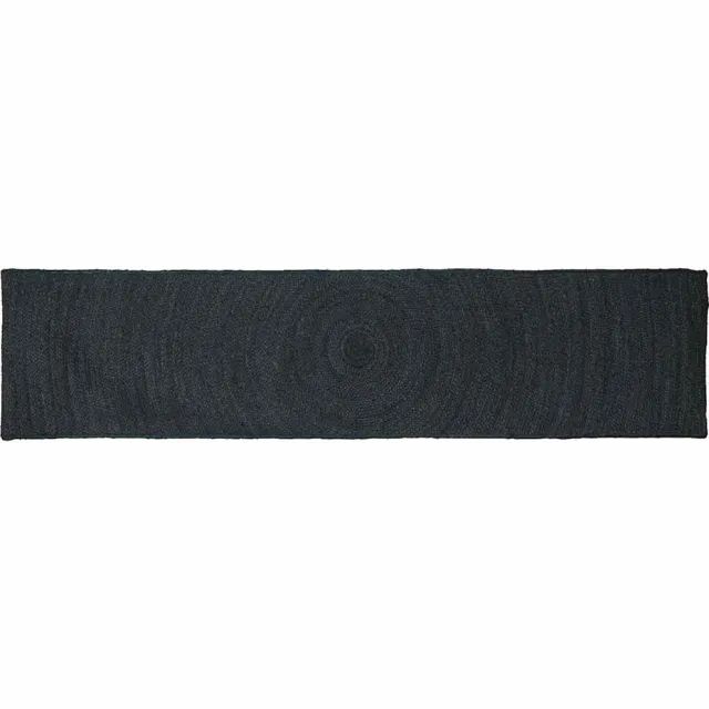 vidaXL Vloerkleden Donkergrijs 60 x 250 cm Jute