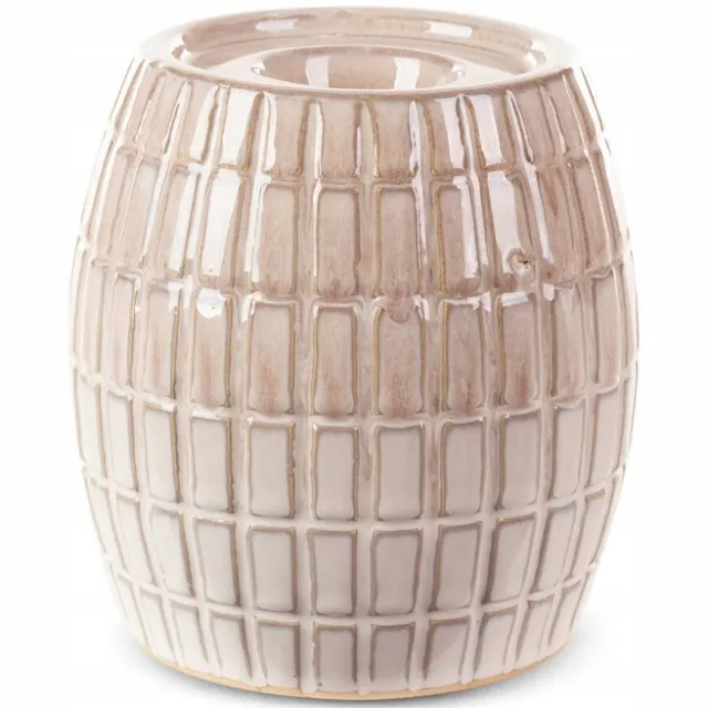 Eurofirany Decoratieve Kaarsenhouder Edna 13x15 cm Crème Keramiek