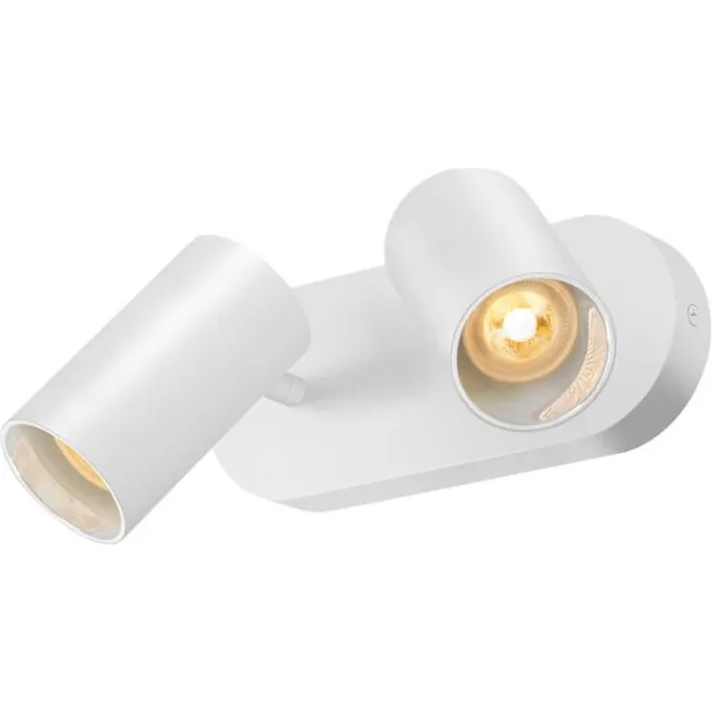 SLV Asto Aluminium Spot Wit | Geschikt voor 2x GU10.