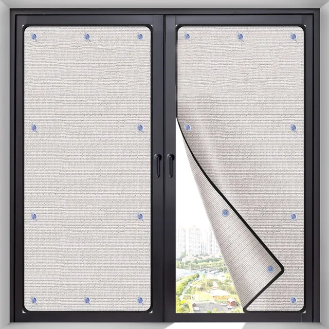 Famanu Reflecterende raamfolie, zonwerende folie en privacyfolie, aluminium isolatiefolie, anti-UV vensterfolie, energiebesparend, aanpasbaar voor binnen en buiten (70x150 cm