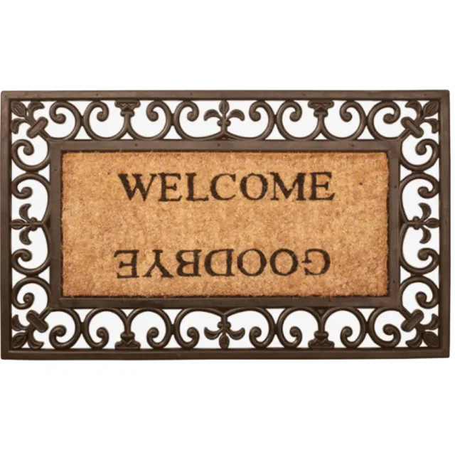 Deurmat Welcome/ Goodbye