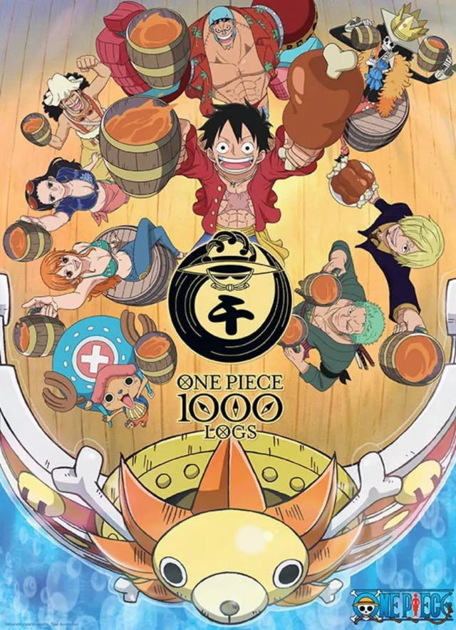 ABYSTYLE Poster One Piece - 1000 Logs Cheers 38x52cm Divers
