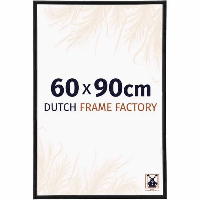 Dutch Frame Factory Fotolijst 60x90 cm - Kunststof - Zwart Mat - Angers