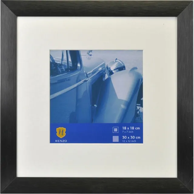 Henzo Fotolijst - Henzo - Luzern - Fotomaat 30x30 cm - Zwart
