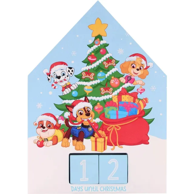 Paramount Paw Patrol Christmas, aftel kalender Paw pups multi