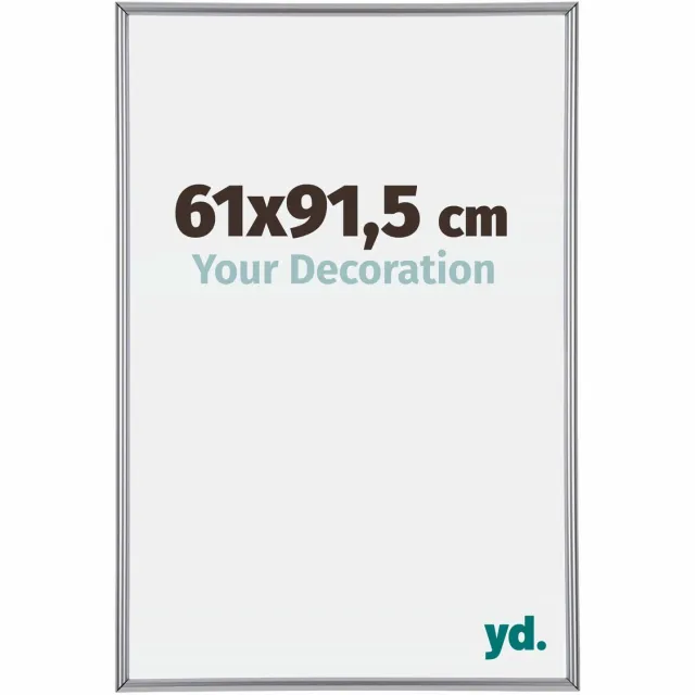 yd. Your Decoration - Fotolijst 61x91,5 cm - Kunststof - Zilver Hoogglans - Annecy