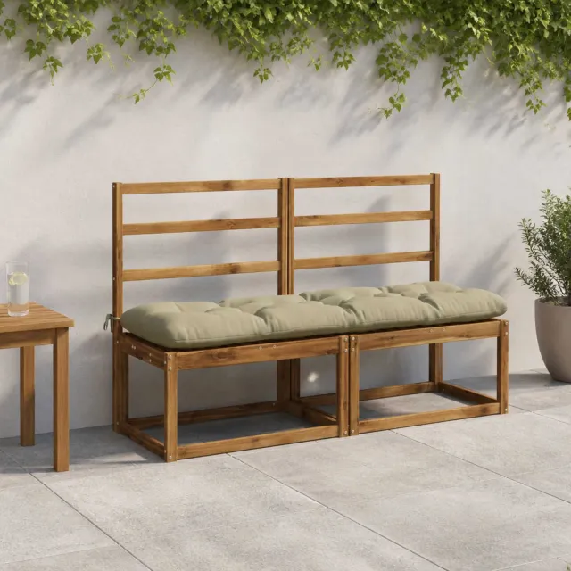 vidaXL Bankkussen VIANEN 100% Polyester Lichtgroen 150 x 40 x 12 cm