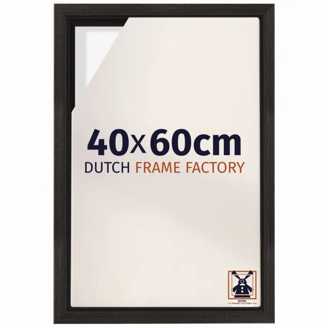 Dutch Frame Factory Baklijst 40x60 cm - Eiken Donker - Geschikt voor Canvasdoek - MDF Baklijst Lausanne