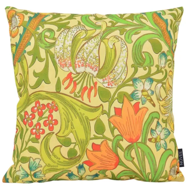 NOVÉE Nomar Gobelin Kussenhoes | 45x45 cm | Katoen/Linnen groen/oranje