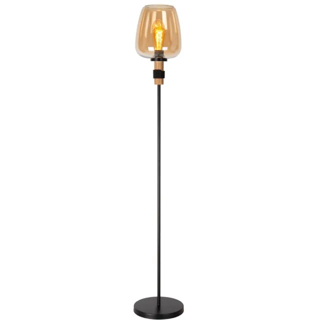 Lucide ILONA - Vloerlamp - Ø34 cm - 1xE27 - Amber