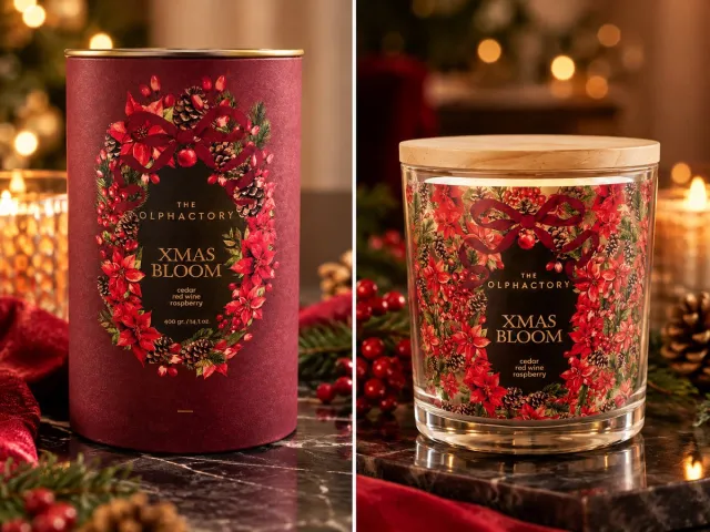 The Olphactory Geurkaars – Xmas Bloom (200g) Wit