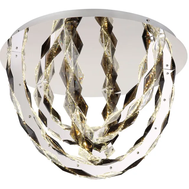 Globo plafonniere - Karilion - chroom - metaal - Ø 60cm - LED - 67318D3