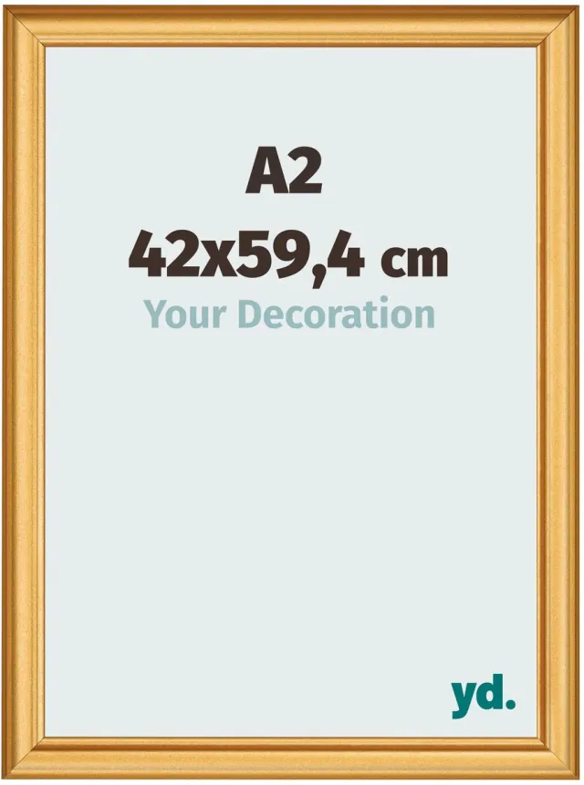 yd. Your Decoration - Fotolijst A2 42x59,4 cm - MDF - Goud Mat - Lazio