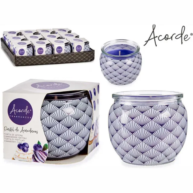 Acorde Geurkaars 3x Bosbessen paars