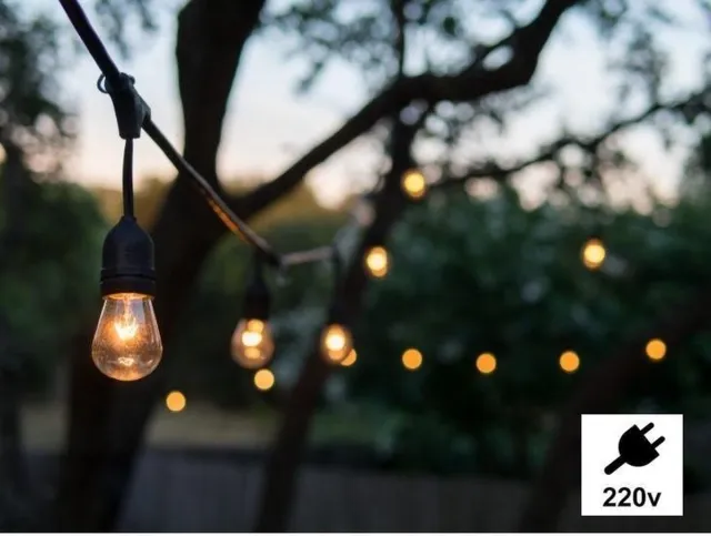 ABC-Led LED prikkabel - 35 lampen - 20 meter lichtsnoer - Waterdicht - 220 Volt