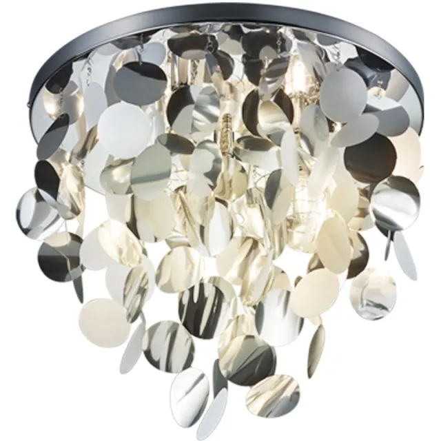 RL Design plafondlamp woonkamer slaapkamer verlichting hanglamp zilver chroom Reality R60895031