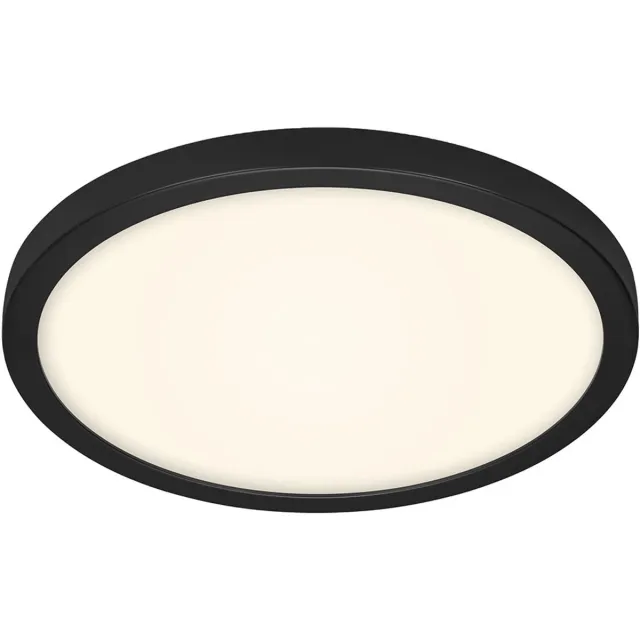 B.K.Licht Briloner Leuchten - Led-plafondlamp, plafondlamp, 24,5 watt, 2.400 lumen, 4.000 Kelvin, zwart-wit