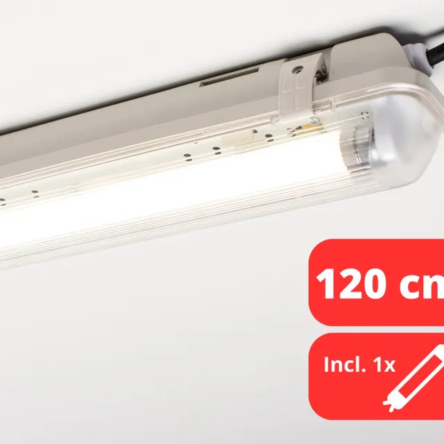 LED's light by Shada LongLife LED TL Verlichting set 120 cm - Armatuur incl. LED Buis - Binnen & Buiten - IP65 - Tl-buizen - Tl-armaturen - Tl-verlichting wit