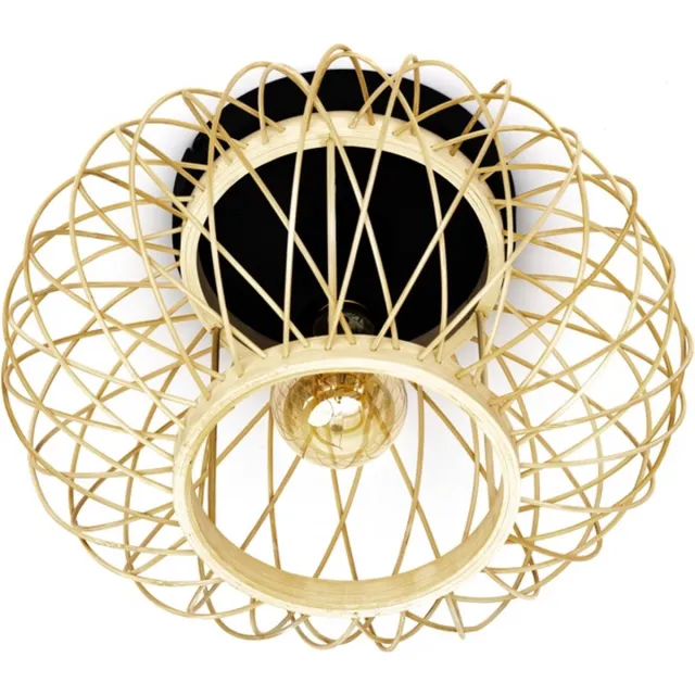 Expo Trading ETH Norah plafonniere rattan dia.30cm excl.1 x Ratan