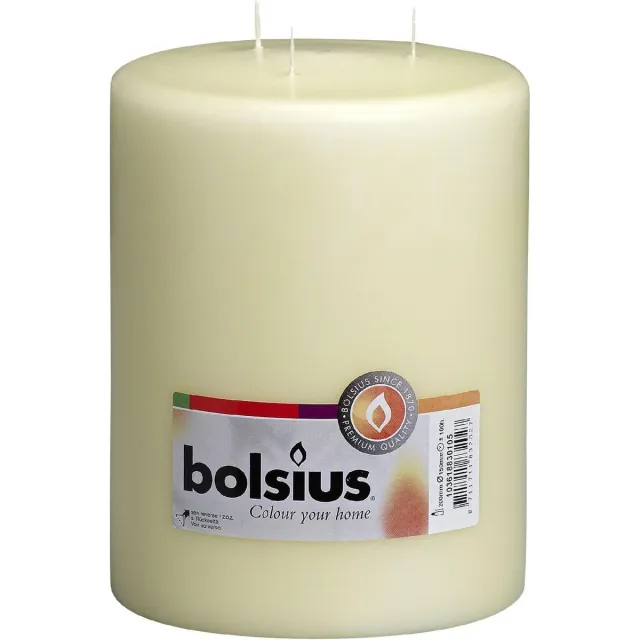 Bolsius Mammoetkaars Ivoor 200/150 2 x 1ST - Voordeelverpakking