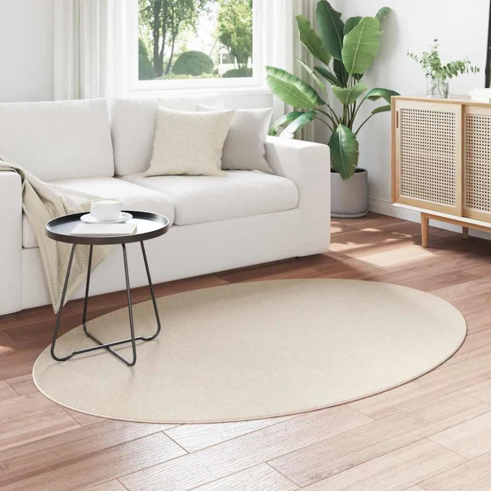 vidaXL Tapijt HUARTE Beige 120 x 170 cm 100% Polyester, foto 3