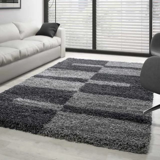 TapisTrend Harig tapijt Beige 140x200 cm Gala Shaggy vloerkleed, lange pool, lichtgrijs