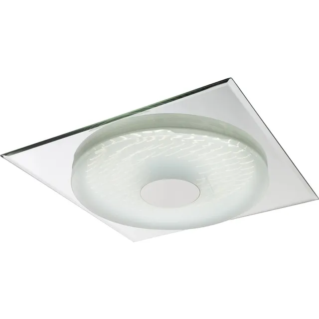 Globo LED 24 Watt plafondlamp spiegel afstandsbediening CCT controle dimbaar 3D folie Globo 41334 Wit