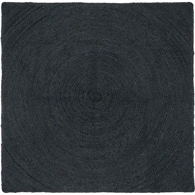 vidaXL Vloerkleden - Donkergrijs - 120 - x - 120 - cm - Jute