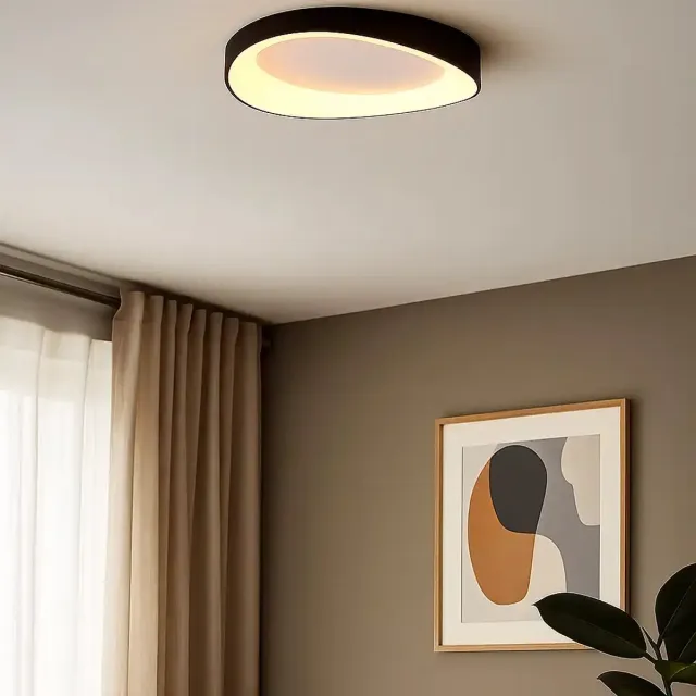 Freelight Plafondlamp Duna Ø 60 cm zwart
