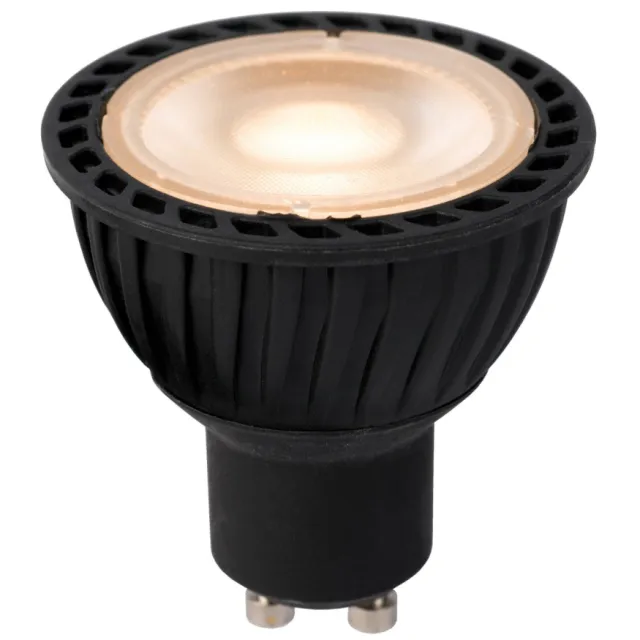 Lucide MR16 - Led lamp - Ø 5 cm - LED - GU10 - 1x5W 2700K - Dag/nacht sensor - Zwart
