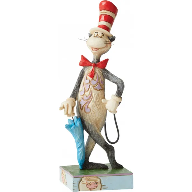 Dr Seuss by Jim Shore Jim Shore - Dr.Seuss - Cat in the Hat with Umbrella Multi