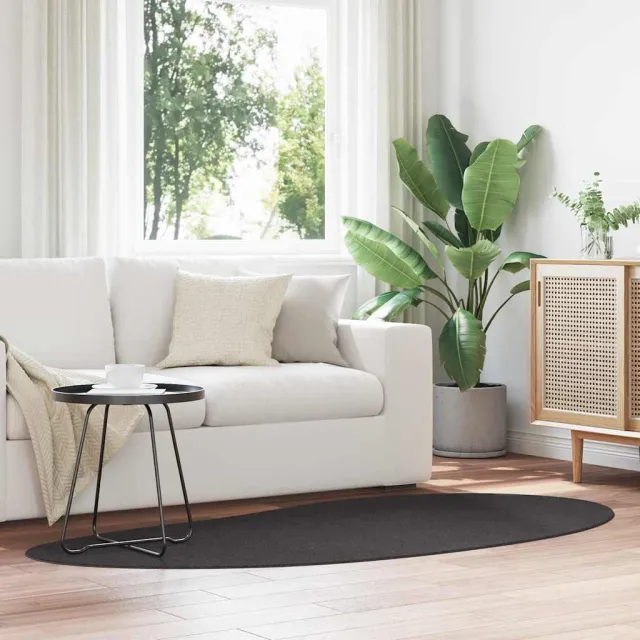vidaXL Tapijt HUARTE Antraciet 100 x 200 cm Polyester, foto 2
