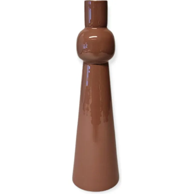 Branded by Kaarsenhouder - Kandelaar - Nouk Blush - Paars tint - 18,5 cm