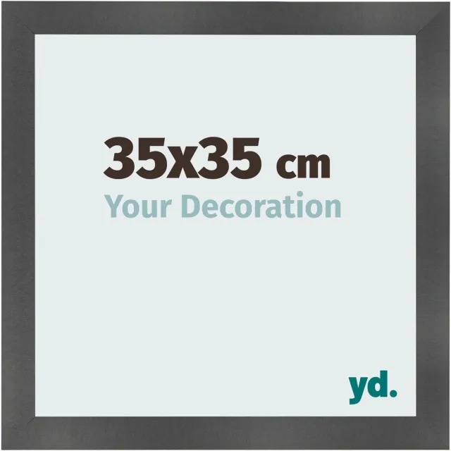 yd. Your Decoration - Fotolijst 35x35 cm - MDF - Zwart Mat - Pisa