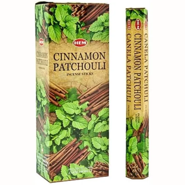 HEM Wierook - Cinnamon Patchouli - Slof (6 pakjes/120 stokjes) Transparant
